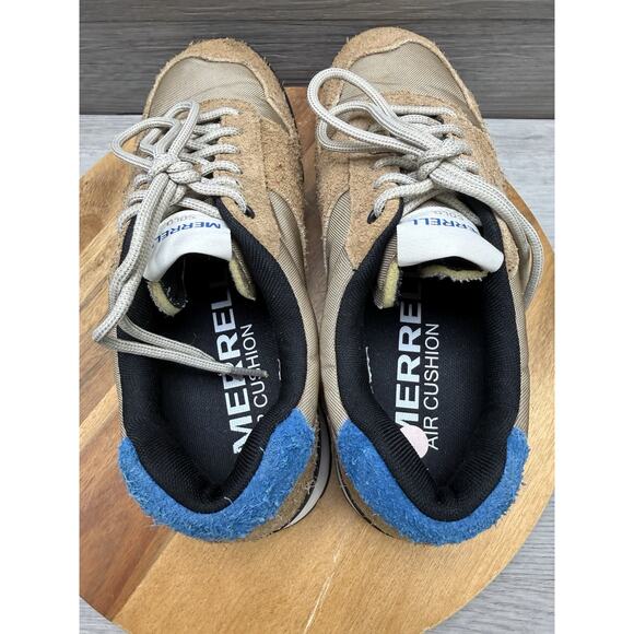 Men’s 8 Merrell 1TRL Solo Luxe 2 sneakers in Camel/featuring rough-out suede main image 7